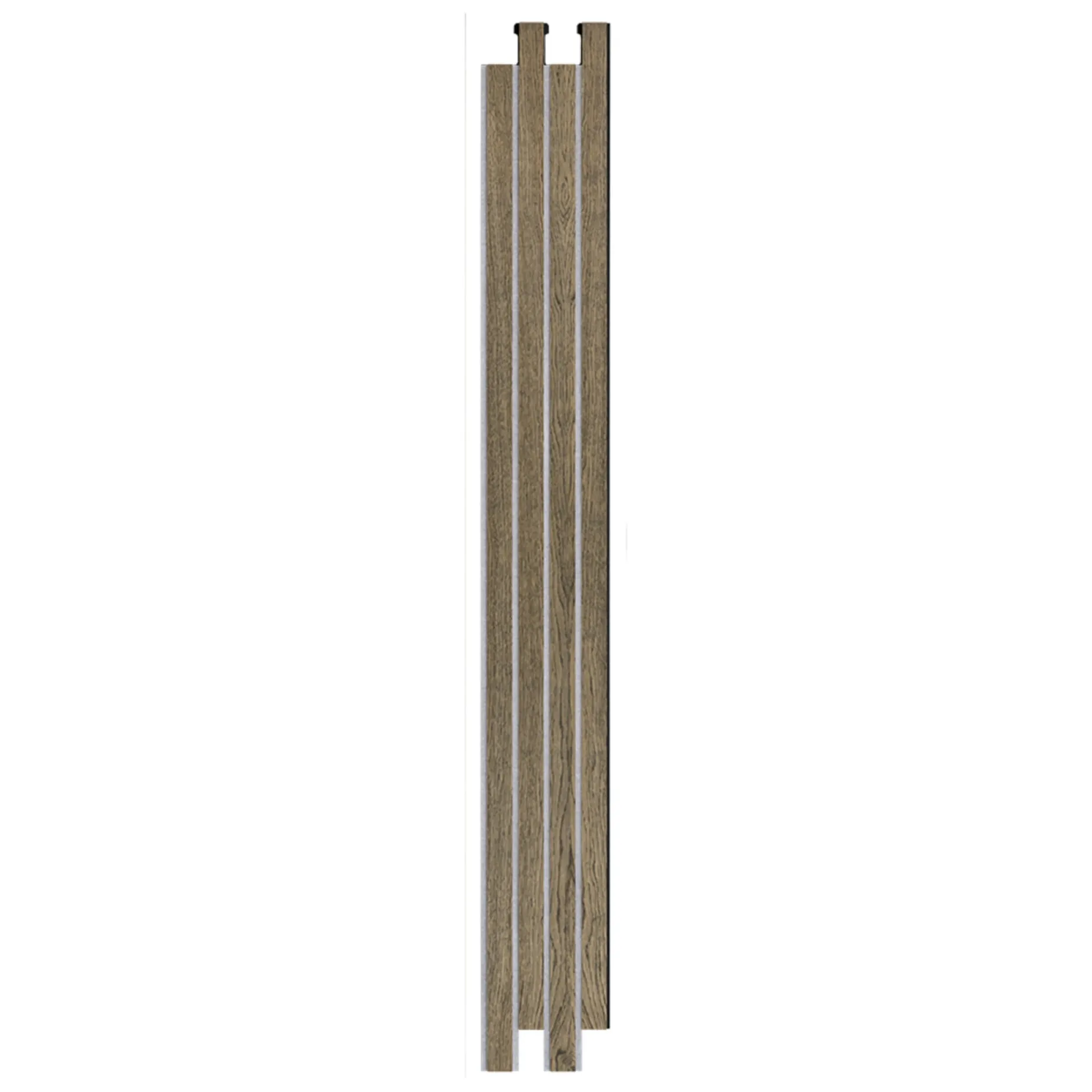 I-WOOD AKUSTIKPANEL EG SORT OLIE 17 X 300 X 2400 MM