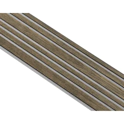 I-WOOD AKUSTIKPANEL EG SORT OLIE 17 X 300 X 2400 MM