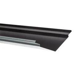 JUAL SORT ALU-PROFIL 1AS, 6" DOBBELT INKL. BLINDFALS SKOTRENDE 1 M