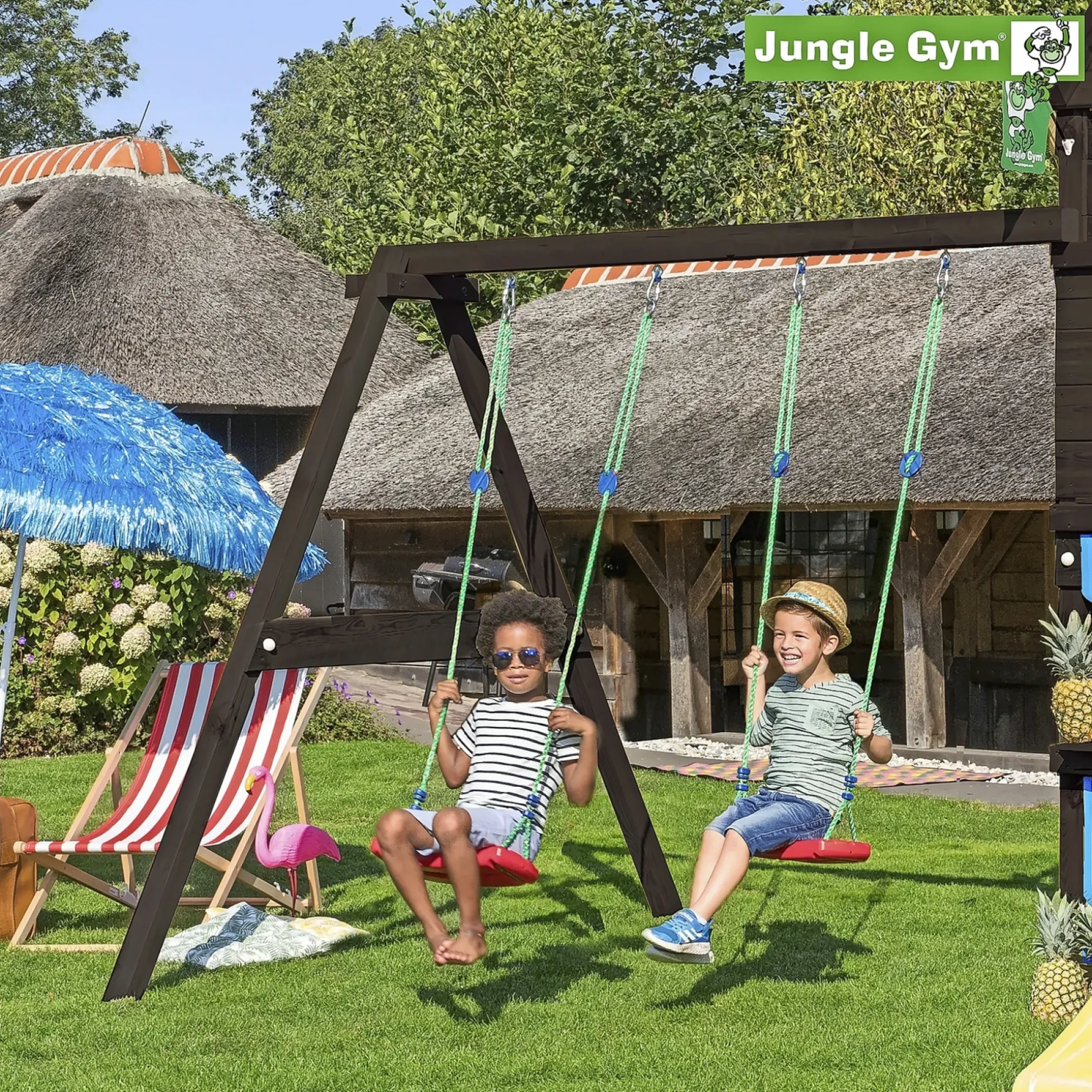 JUNGLE GYM SWING GYNGEMODUL SORT TRÆ