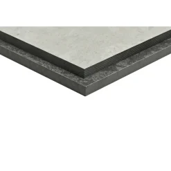 KEFLICO COMPACT MINERAL/CERAMIC TERRA BORDPLADE GRÅ 620 X 3000 X 12 MM