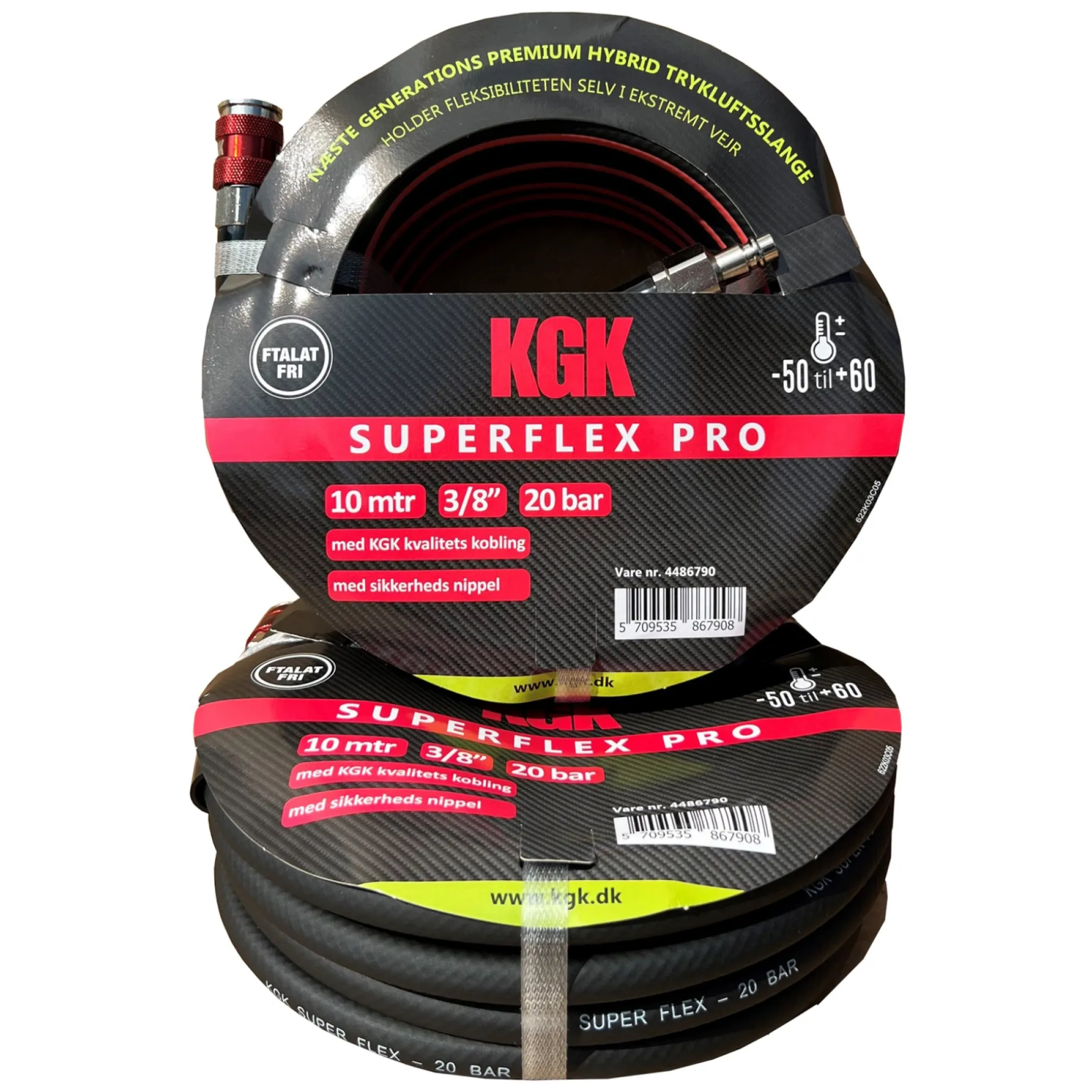 KGK TRYKLUFTSSLANGE 3/8"X10 M