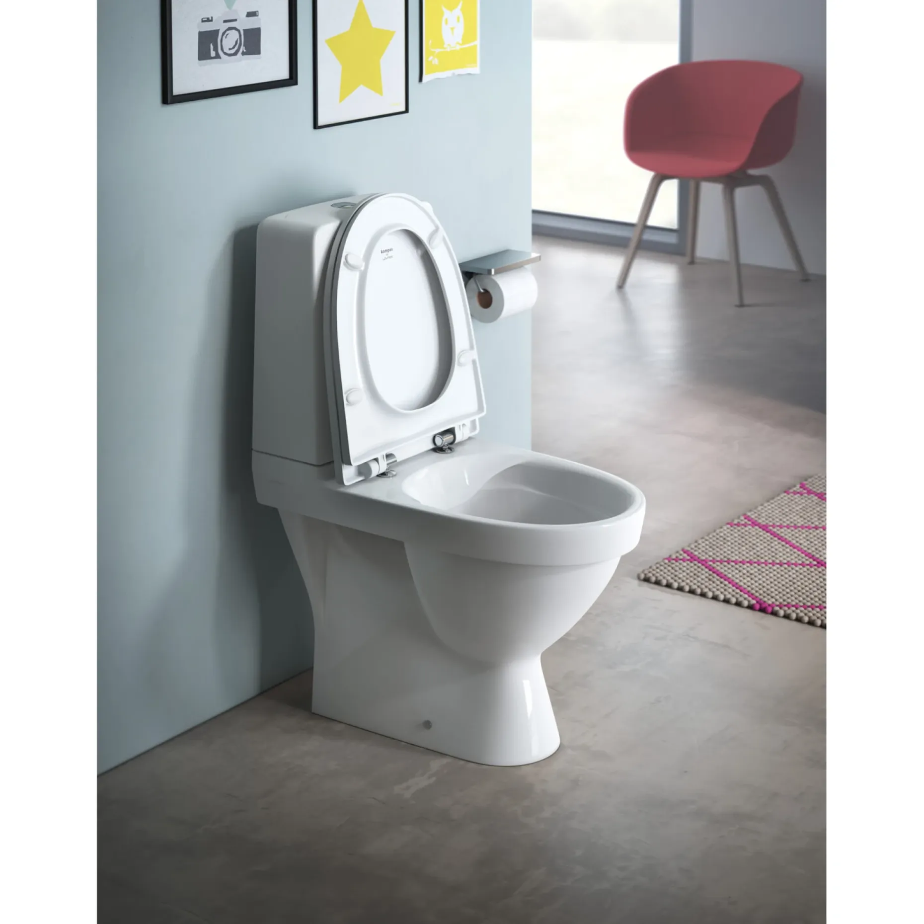 LAUFEN KOMPAS P-LÅS UDEN SKYLLEKANT TOILET