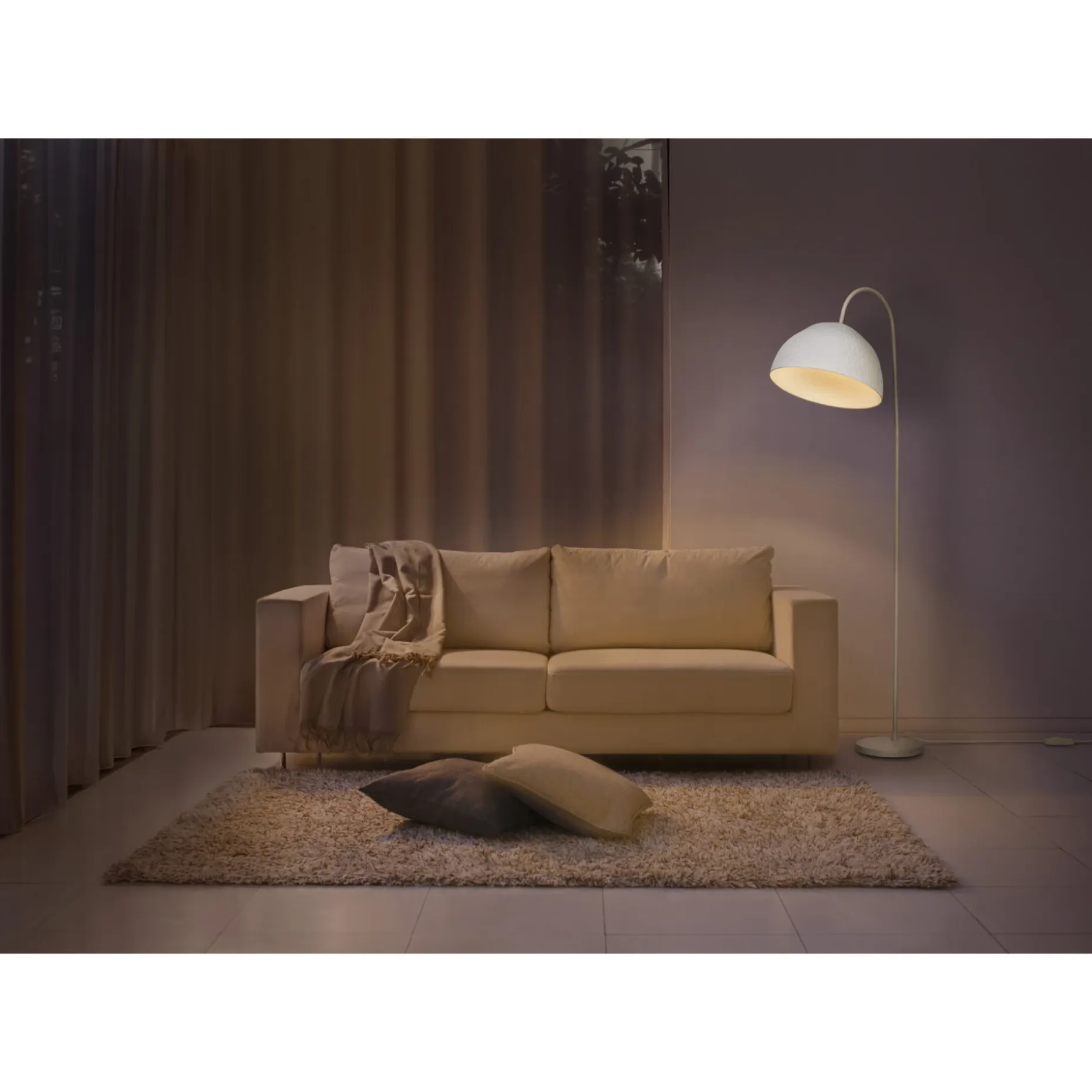 LEDVANCE DECOR CAMEL GULVLAMPE HVID 33,3 CM