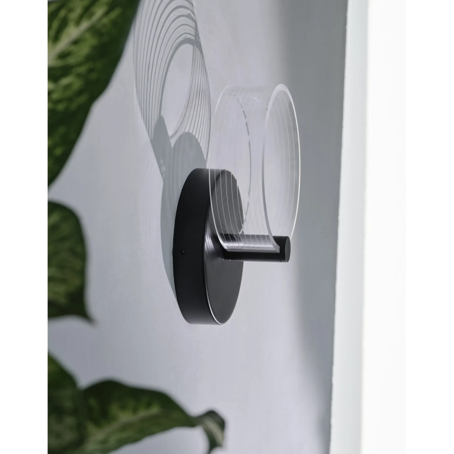 LEDVANCE DECOR CIRCLE VÆGLAMPE 8W SORT