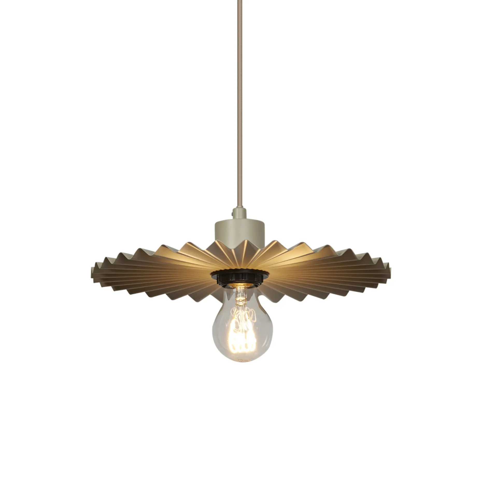 LEDVANCE DECOR PLISSEE PENDEL BEIGE 30,8 CM