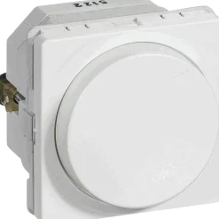 LK FUGA 1 MODUL DREJE LYSDÆMPER HVID