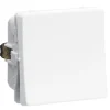 LK FUGA 1 MODUL ENKELT AFBRYDER HVID