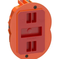 LK FUGA AIR SLIM 1 1/2 MODUL FORFRADÅSE MØRK ORANGE 1 1/2 M IP40 VINDTÆT