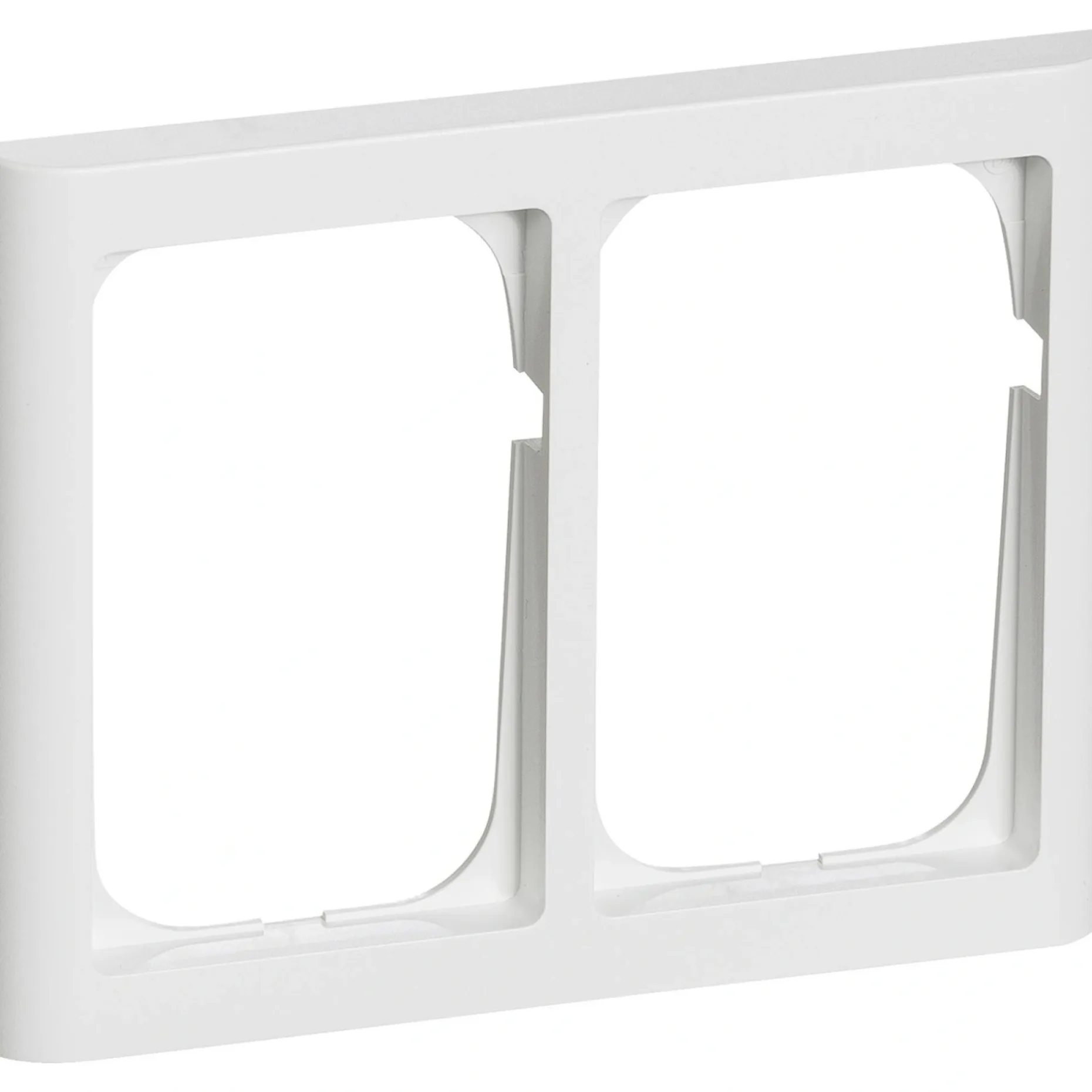 LK FUGA SOFTLINE 63 RAMME HVID 2 X 1 1/2 MODUL