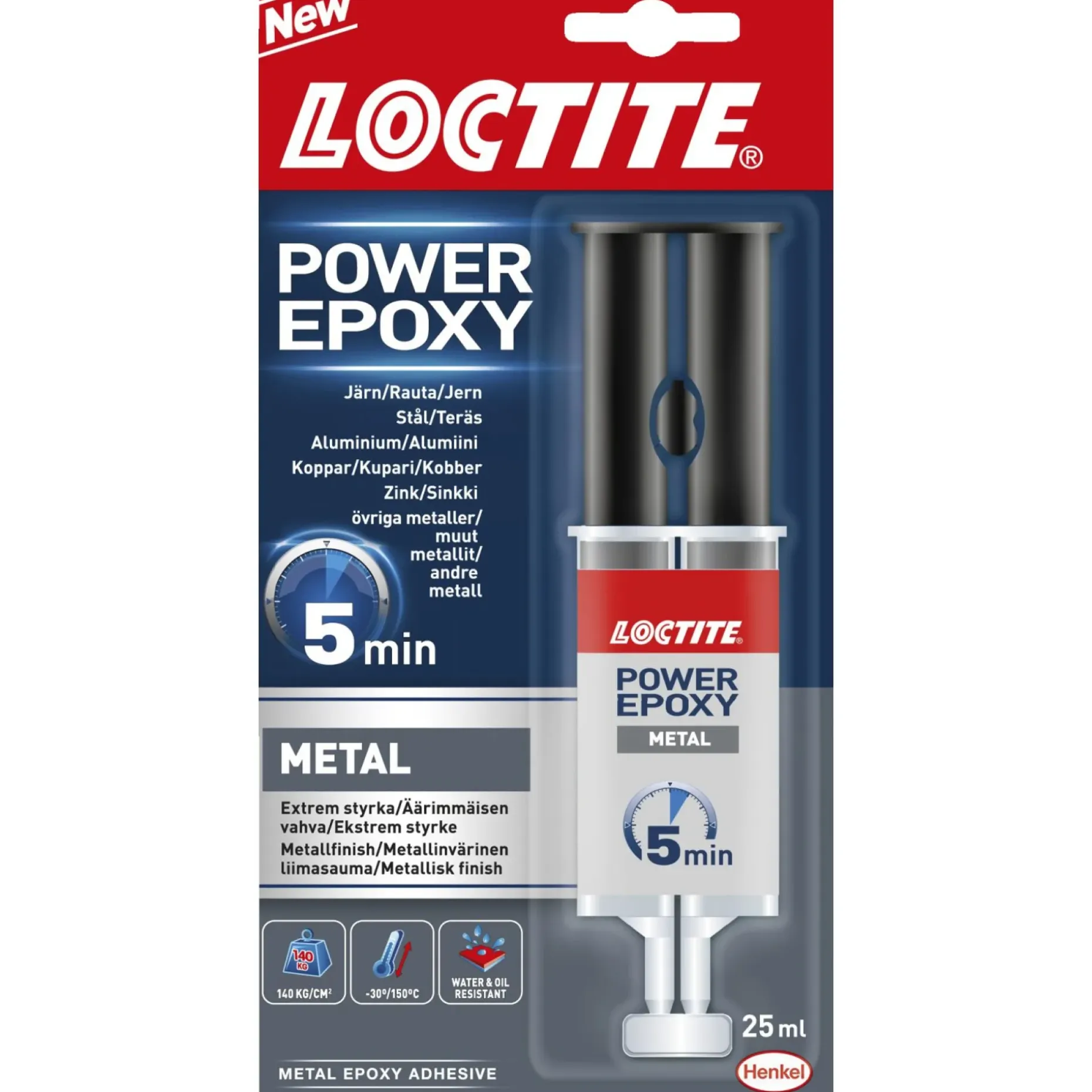 LOCTITE POWER METAL EPOXY 25 ML
