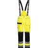 LYNGSØE FOX 9083-53/07 HÅNDVÆRKER REGNBUKS HI-VIZ L GUL/SORT