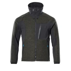MASCOT ADVANCED 17105 STRIKCARDIGAN 3XL MOSGRØN/SORT