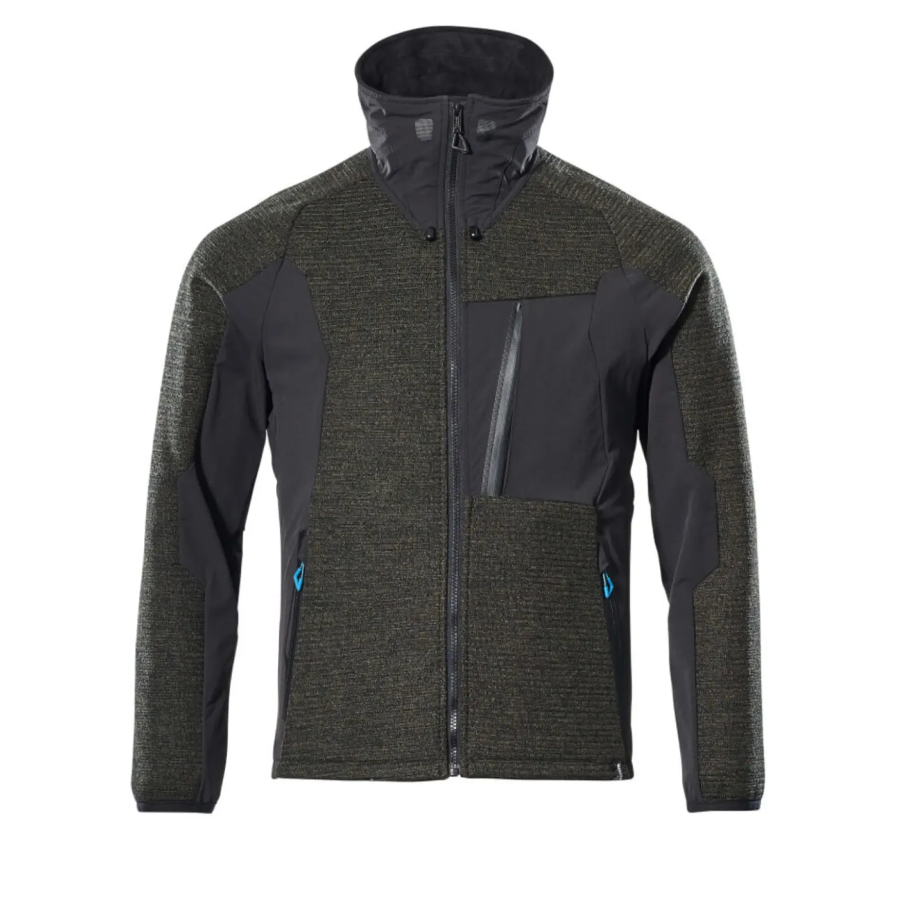 MASCOT ADVANCED 17105 STRIKCARDIGAN 3XL MOSGRØN/SORT