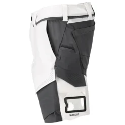MASCOT CUSTOMIZED 22149 SHORTS 24C64 HVID/STENGRÅ