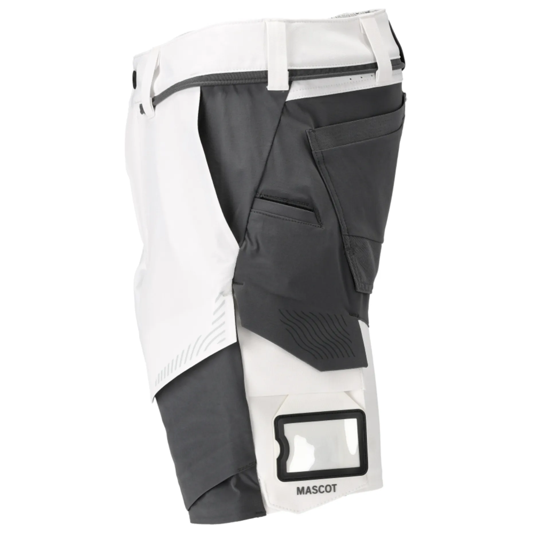 MASCOT CUSTOMIZED 22149 SHORTS 24C64 HVID/STENGRÅ