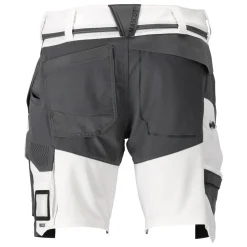 MASCOT CUSTOMIZED 22149 SHORTS 24C64 HVID/STENGRÅ