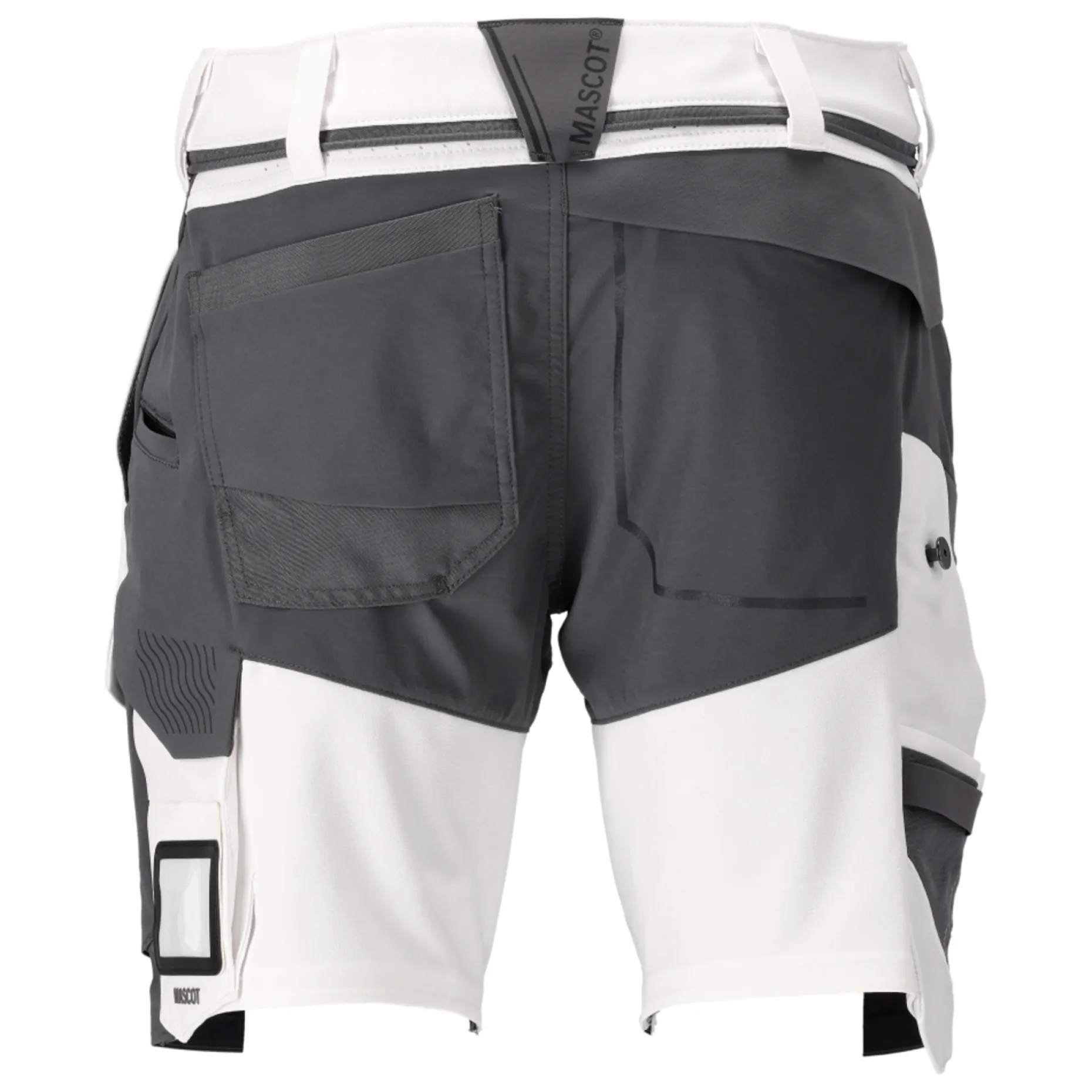 MASCOT CUSTOMIZED 22149 SHORTS 24C64 HVID/STENGRÅ