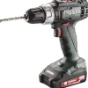 METABO SB 18 L 2X2,0 13 MM BORE-/SKRUEMASKINE MED SLAG AKKU MED BATTERI