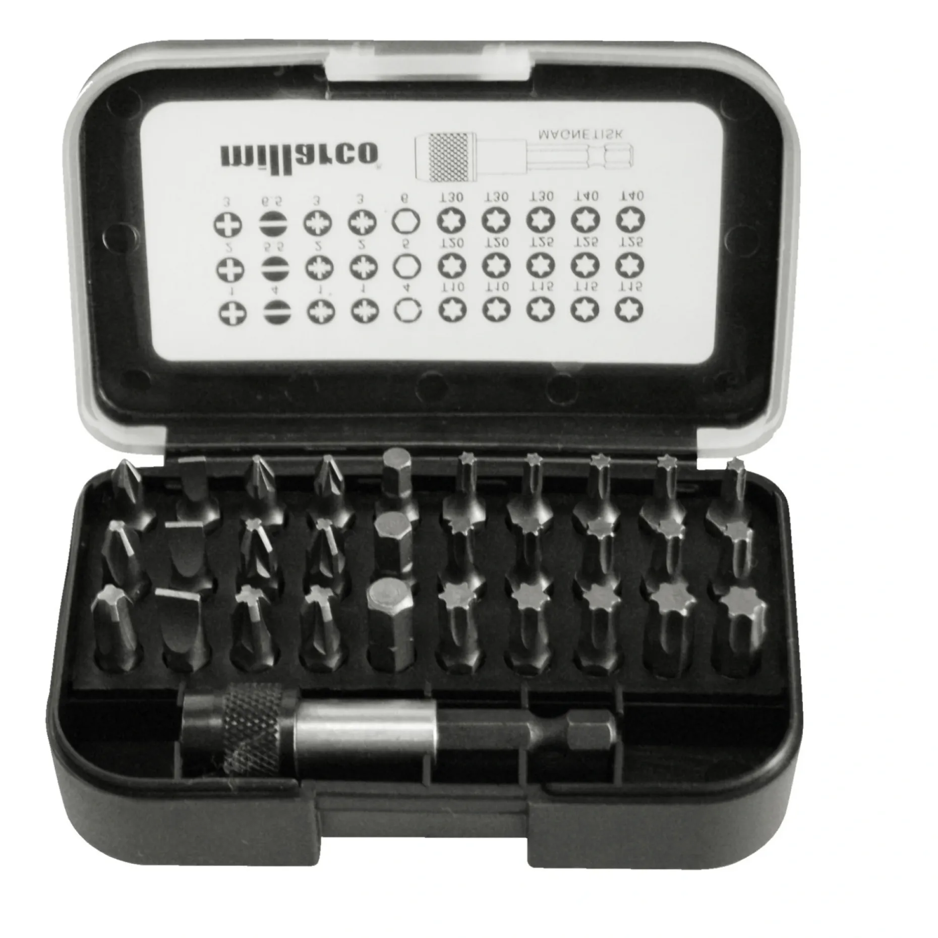 MILLARCO INKL. BITHOLDER MED QUICK RELEASE BITSSÆT 32 DELE