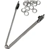 MILLARCO PRESENNINGSØJER I STÅL - INKLUSIV TANG - 10 STK. TANG 1.60 CM