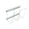 MILLEX AFFALDSSORTERING GRÅT STEL 36X27,5X50CM