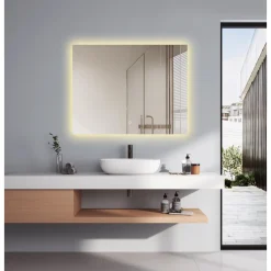 MILOBAD CL34 MED LED-LYS SPEJL 70X90