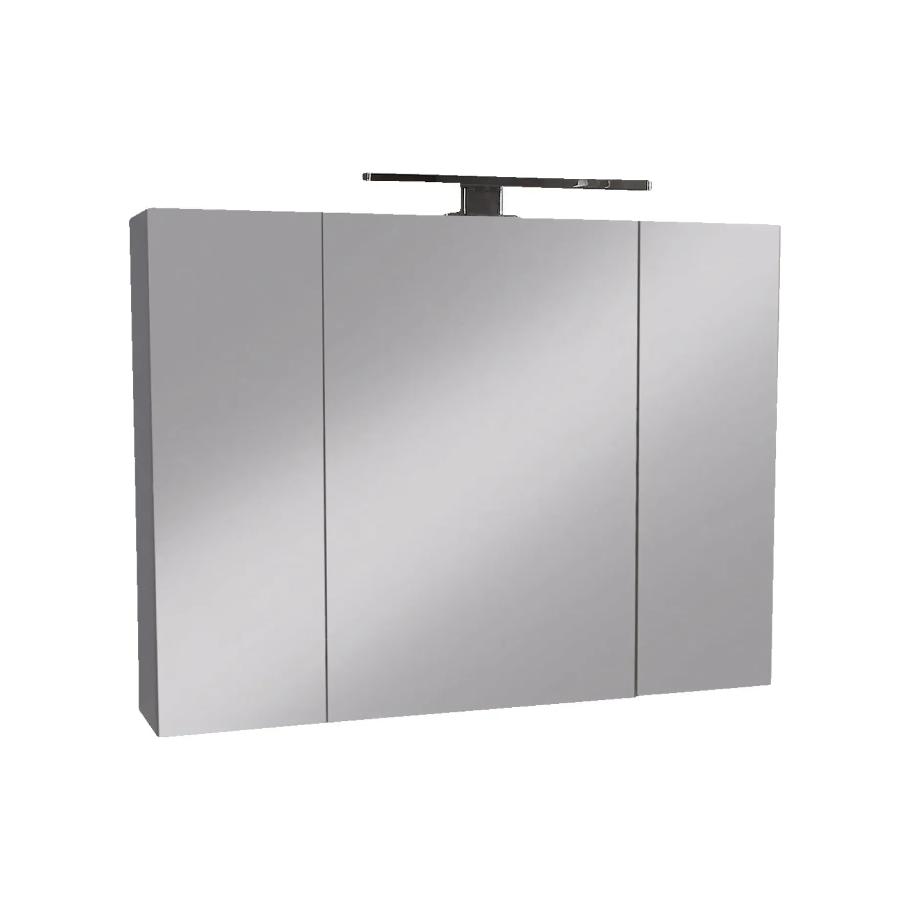MILOBAD RENO SPEJLSKAB 2 LÅGER HVID 80 X 60 CM