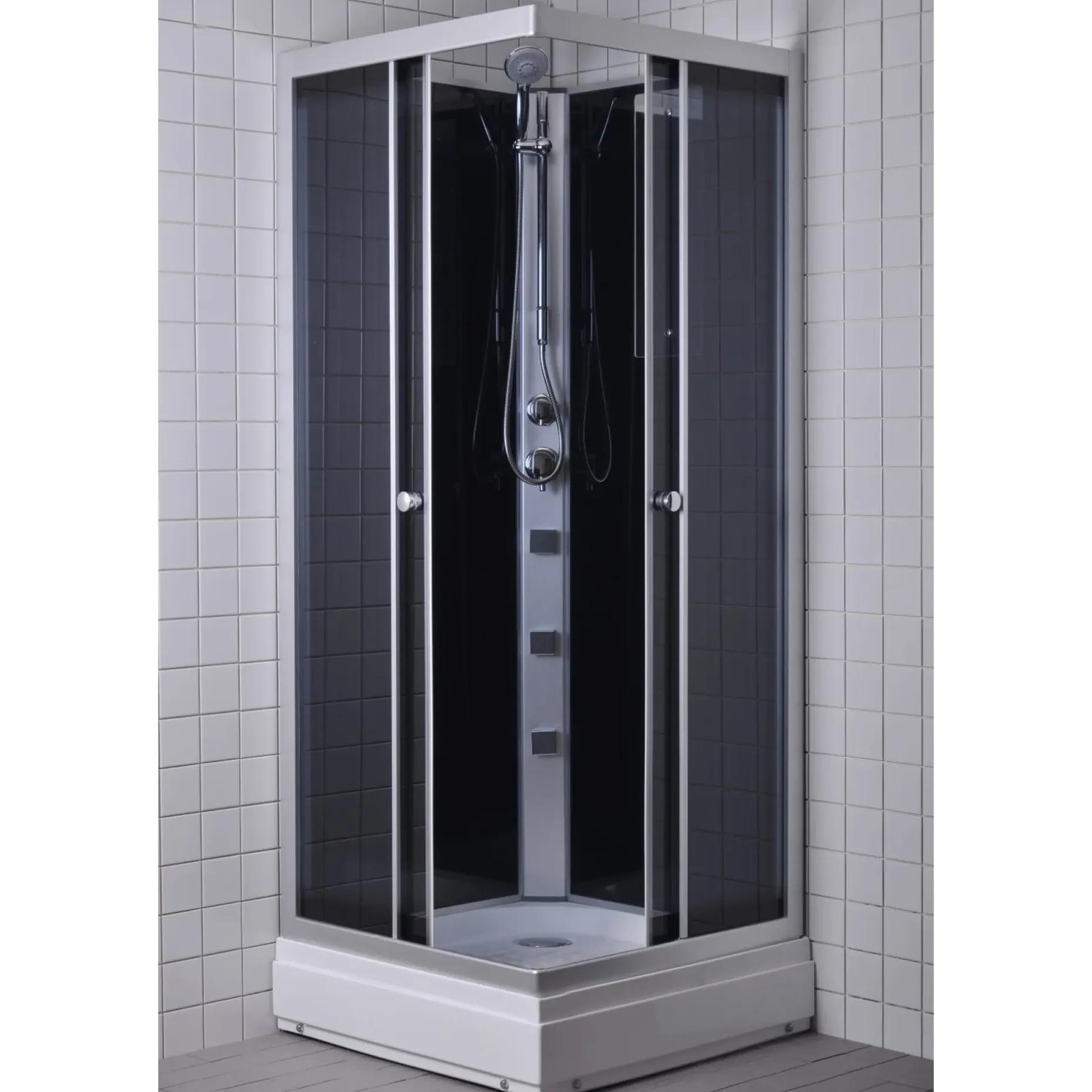 MILOBAD RONDO BRUSEKABINE 80 CM 80 CM