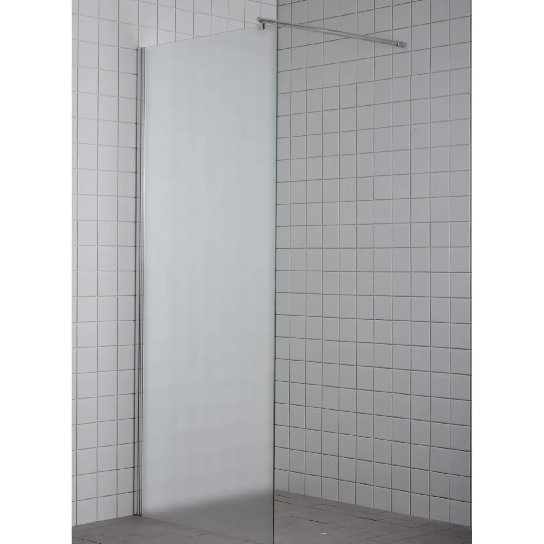 MILOBAD 70X190 BRUSEVÆG FROSTED 70 CM