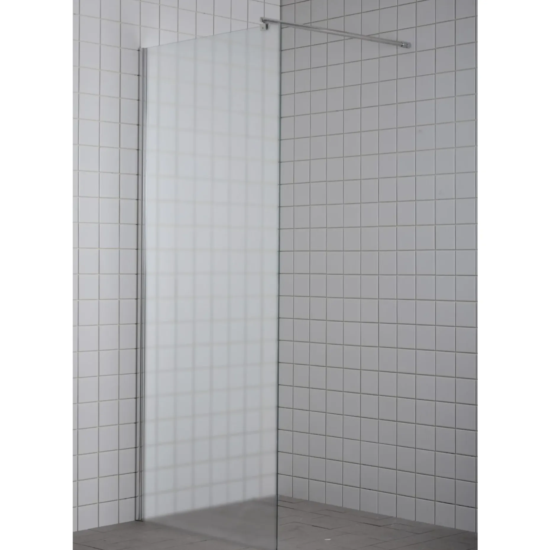 MILOBAD 80X190 BRUSEVÆG FROSTED 80 CM