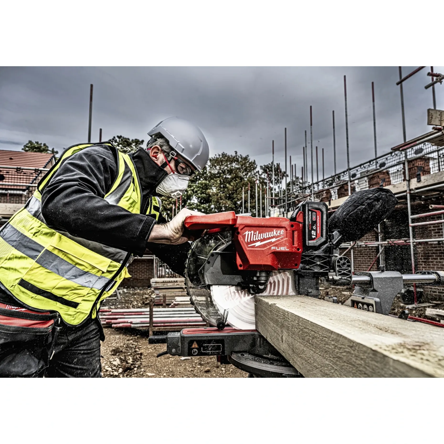 MILWAUKEE M18 FMS305-0 KAP-/GERINGSSAV AKKU 18V 305MM UDEN BATTERI OG LADER