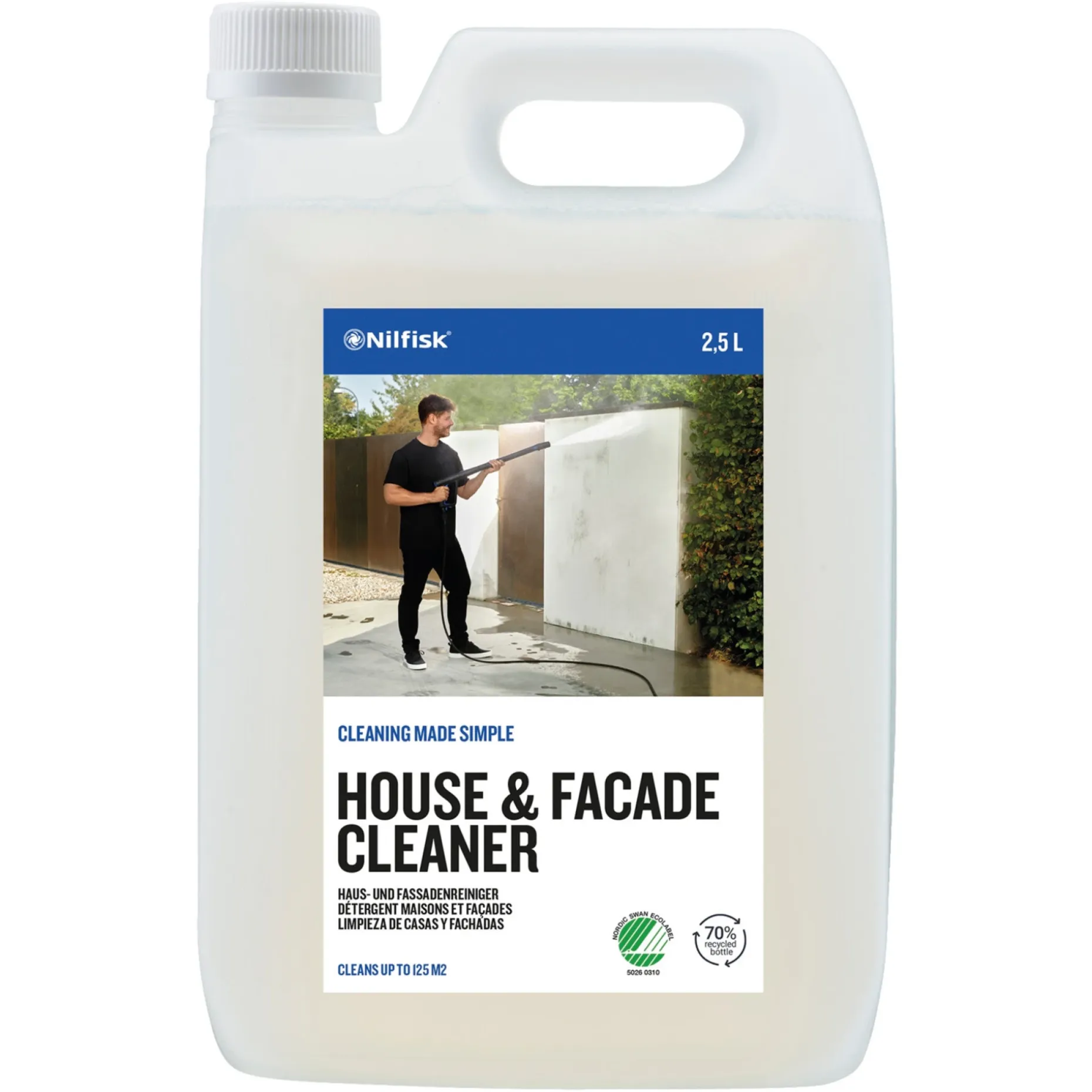 NILFISK HUS- & FACADERENS RENGØRINGSMIDDEL 2,5L