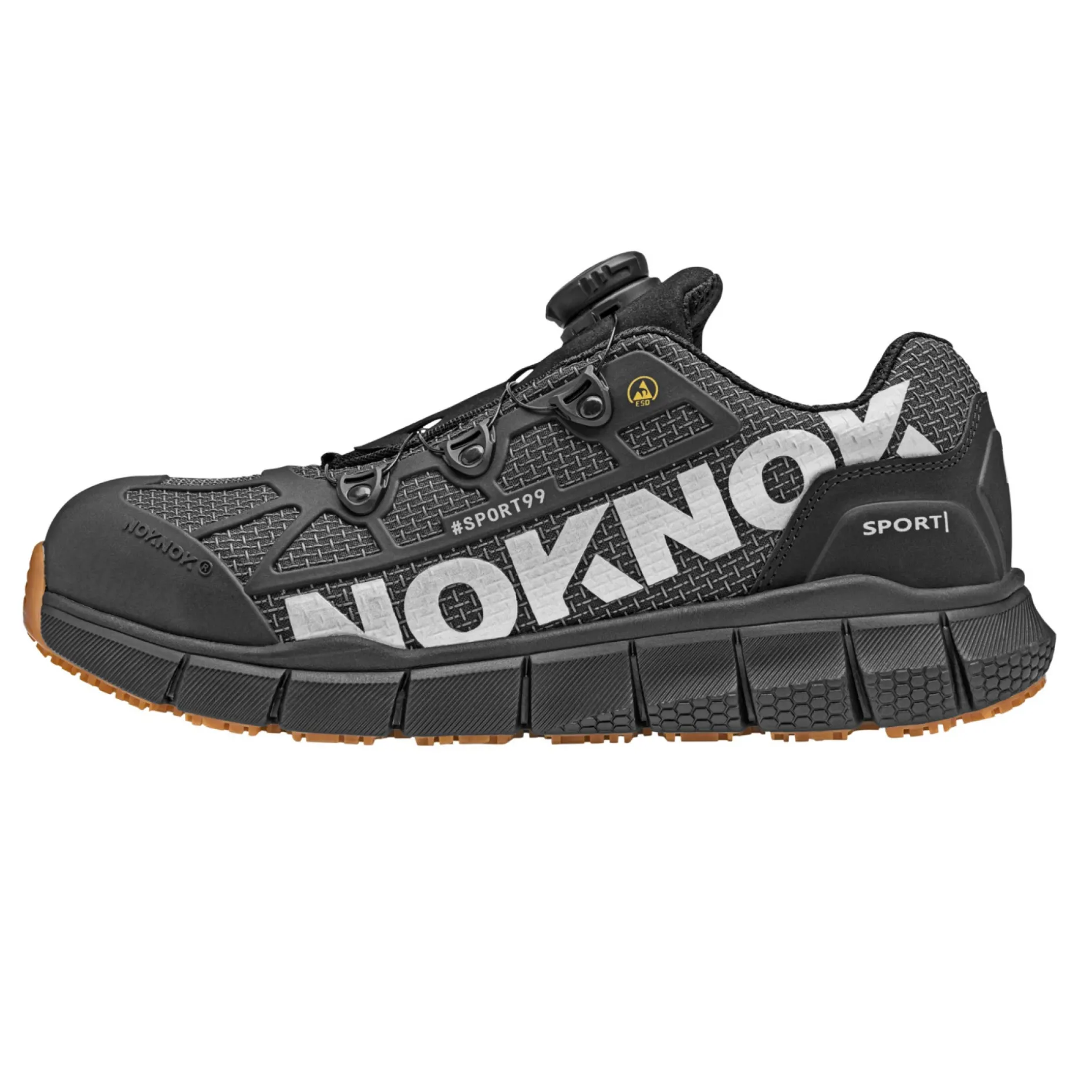 NOKNOK SPORT SPORT99 SIKKERHEDSSKO SORT 43