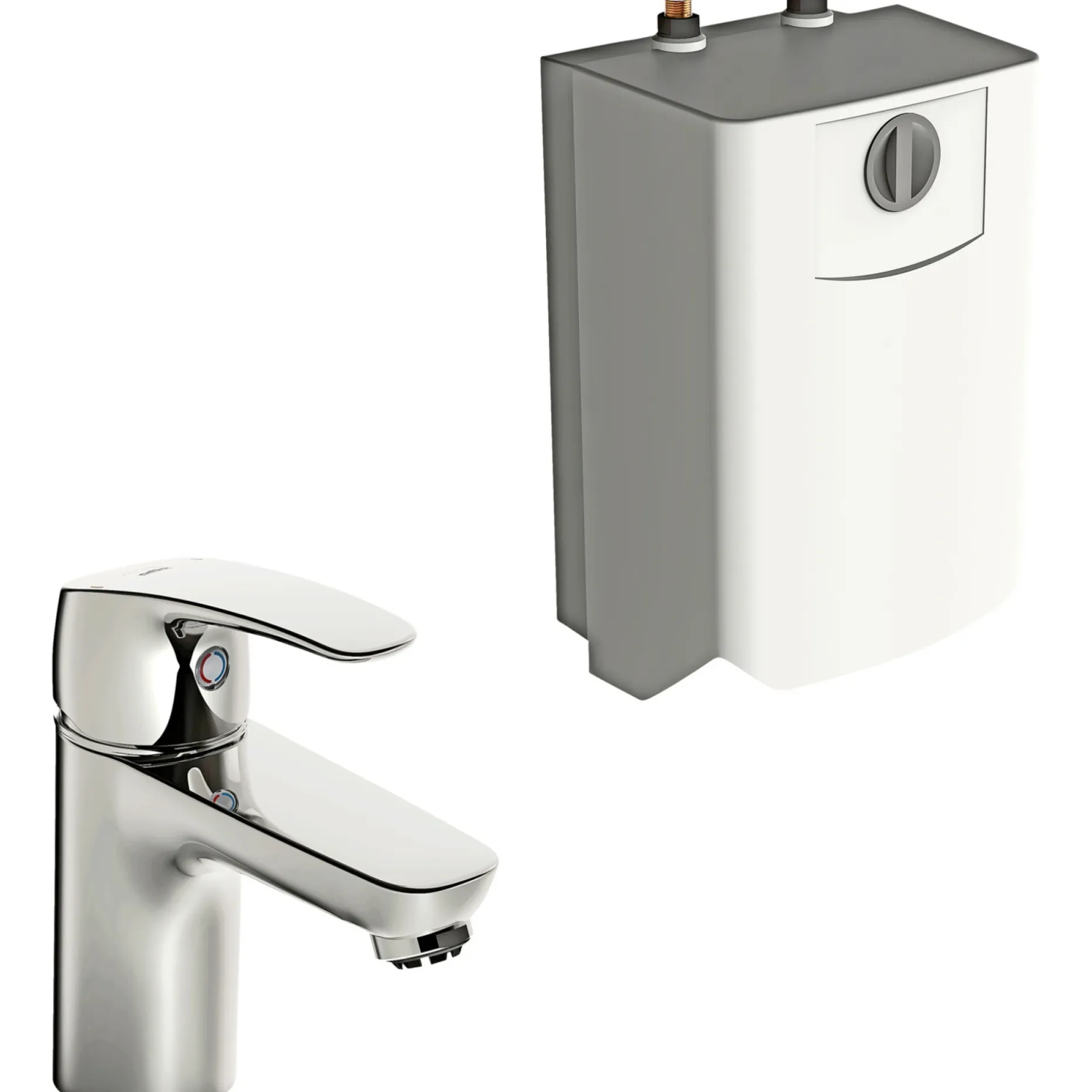 ORAS ORAS SAFIRA HÅNDVASKARMATUR M/5 LTR. VANDVARMER 1003F VANDVARMER EL