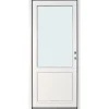 OUTLINE 3-LAGS KLART GLAS FACADEDØR 114 X 948 X 2118 MM V HVID