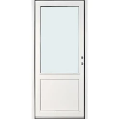OUTLINE 3-LAGS KLART GLAS FACADEDØR 114 X 948 X 2118 MM V HVID