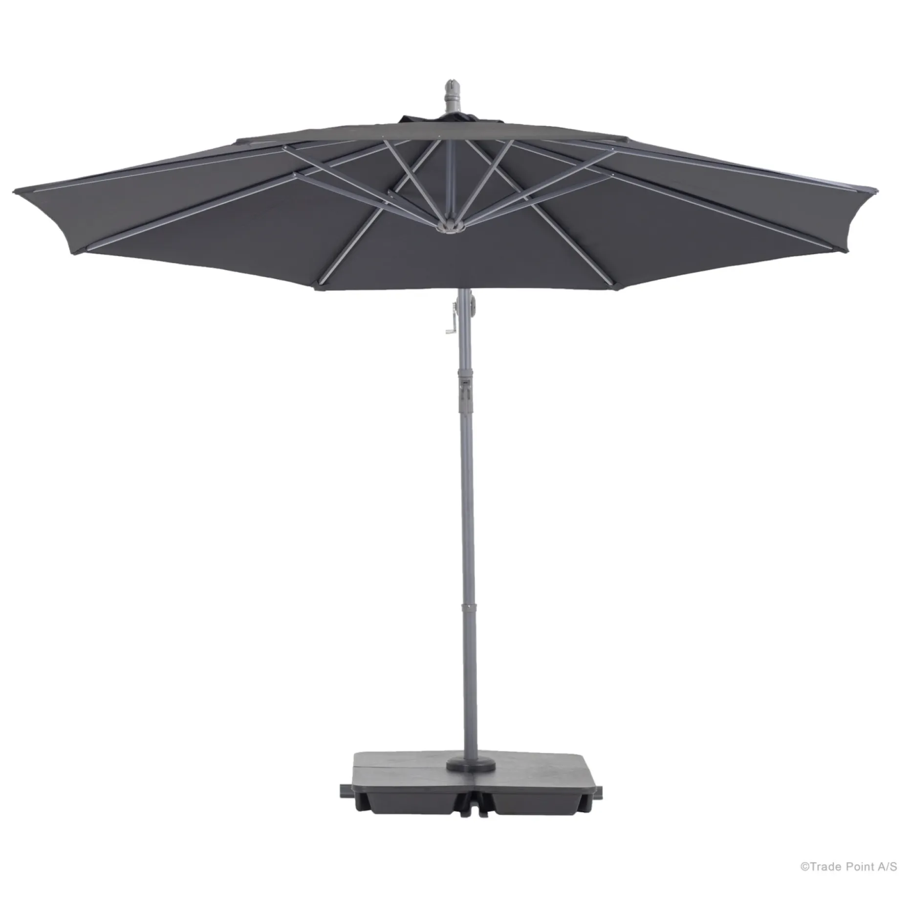 OUTRIUM BARBADOS HÆNGEPARASOL SORT Ø3 M