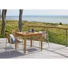 OUTRIUM GILI/CATANIA MED 4 STOLE HAVEMØBELSÆT TEAK/GRÅBEIGE