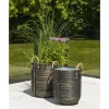 OUTRIUM MAISON FLETKRUKKE POLYRATTAN BRUN/SORT H50 X Ø45 CM