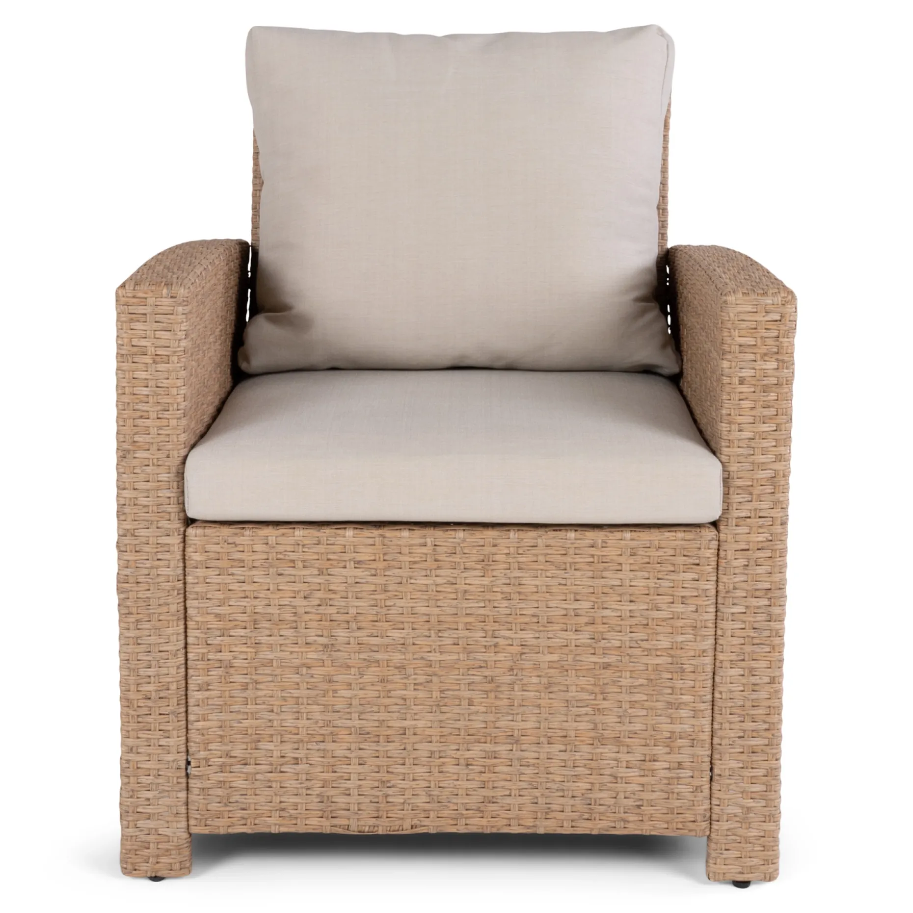 OUTRIUM PORTO MED EKSTRA HØJ RYG HAVESTOL NATUR