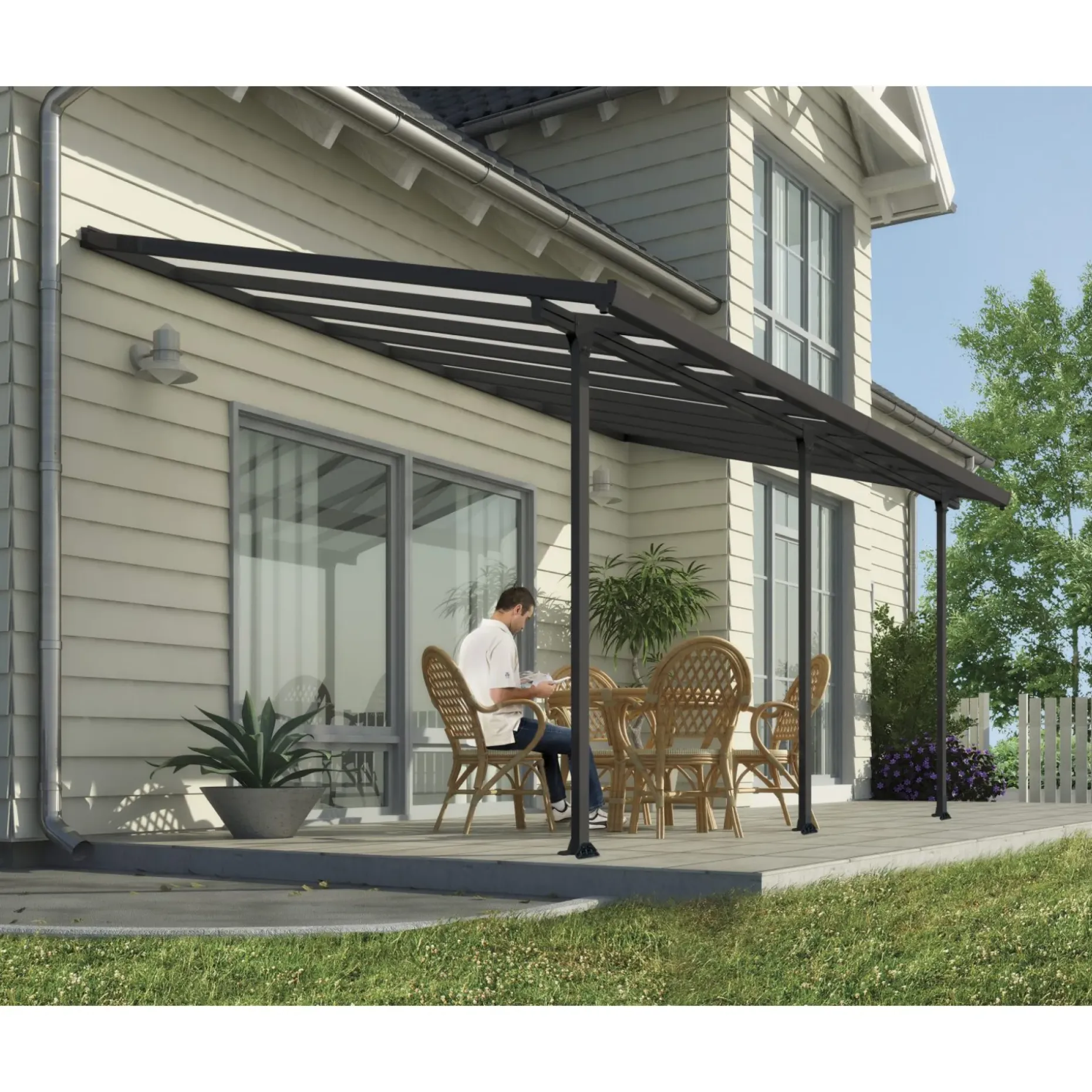 PALRAM CANOPIA CANOPIA FERIA TERRASSEOVERDÆKNING 16,1 M2