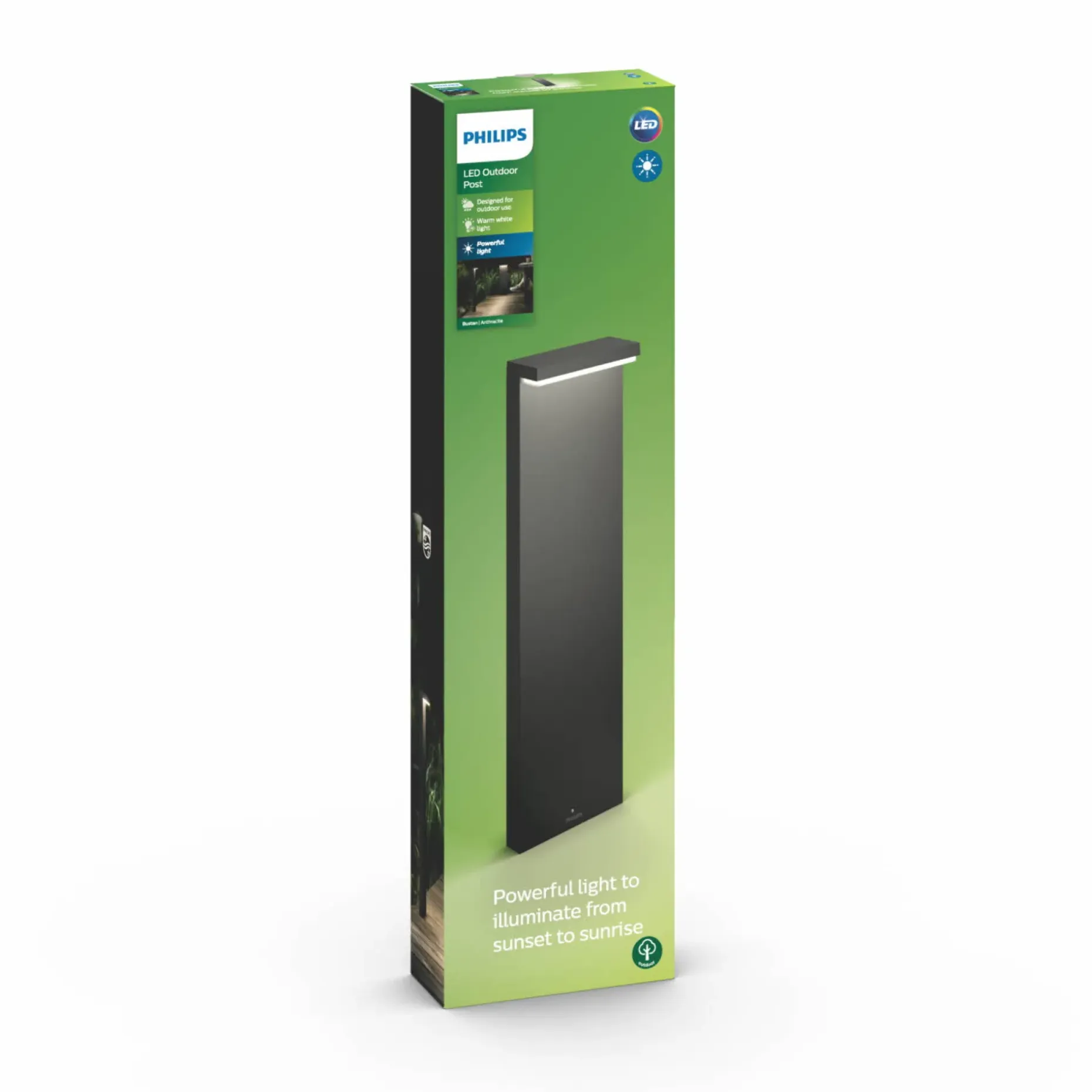 PHILIPS BUSTAN BEDLAMPE ANTRACIT 82,6 CM