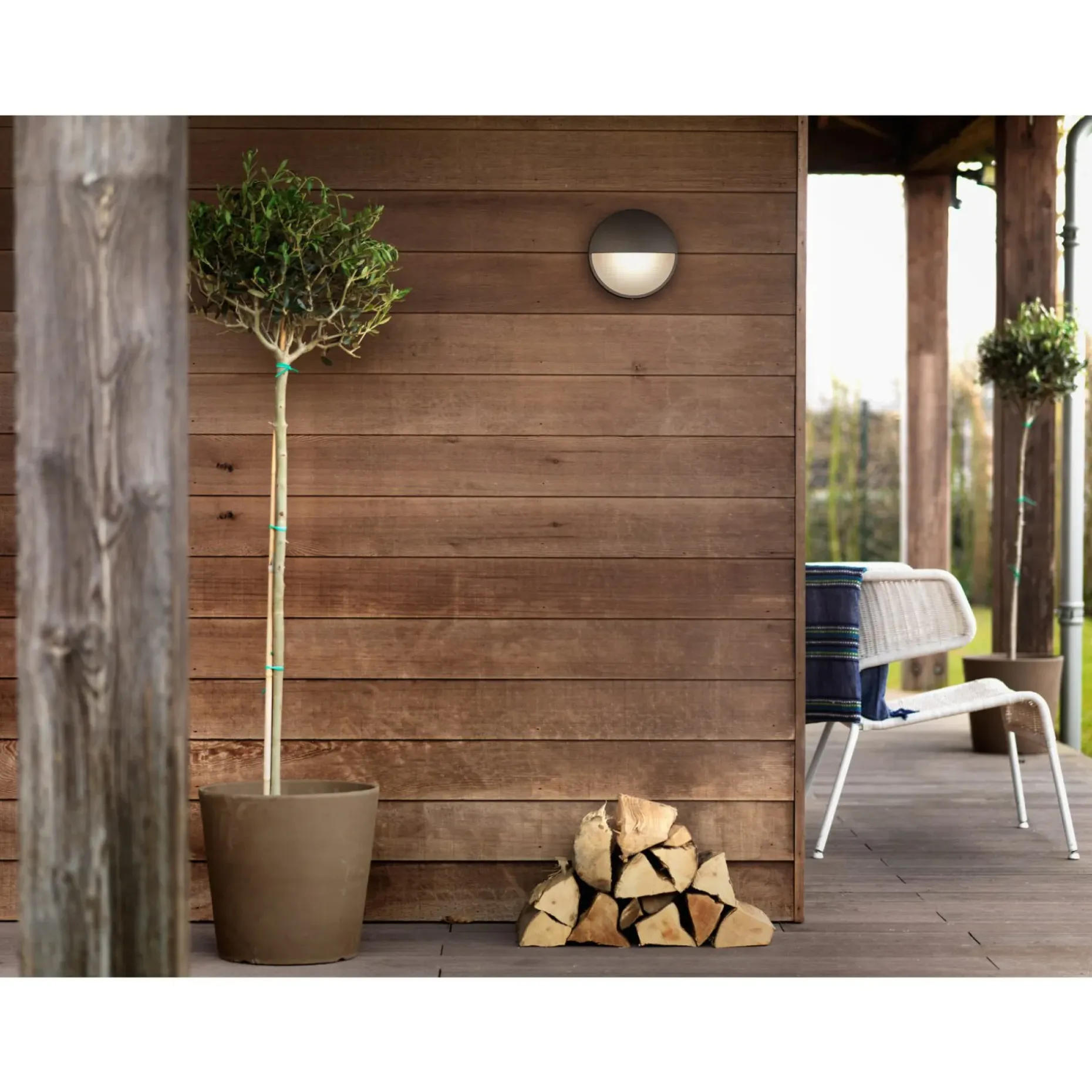 PHILIPS CAPRICORN UDENDØRS VÆGLAMPE ANTRACIT 6W