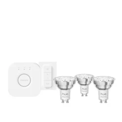 PHILIPS E WCA 3 X GU10, BRIDGE & DIM. SWITCH STARTSÆT
