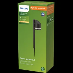 PHILIPS FYVE SOLCELLE BEDLAMPE SORT 28,4 CM