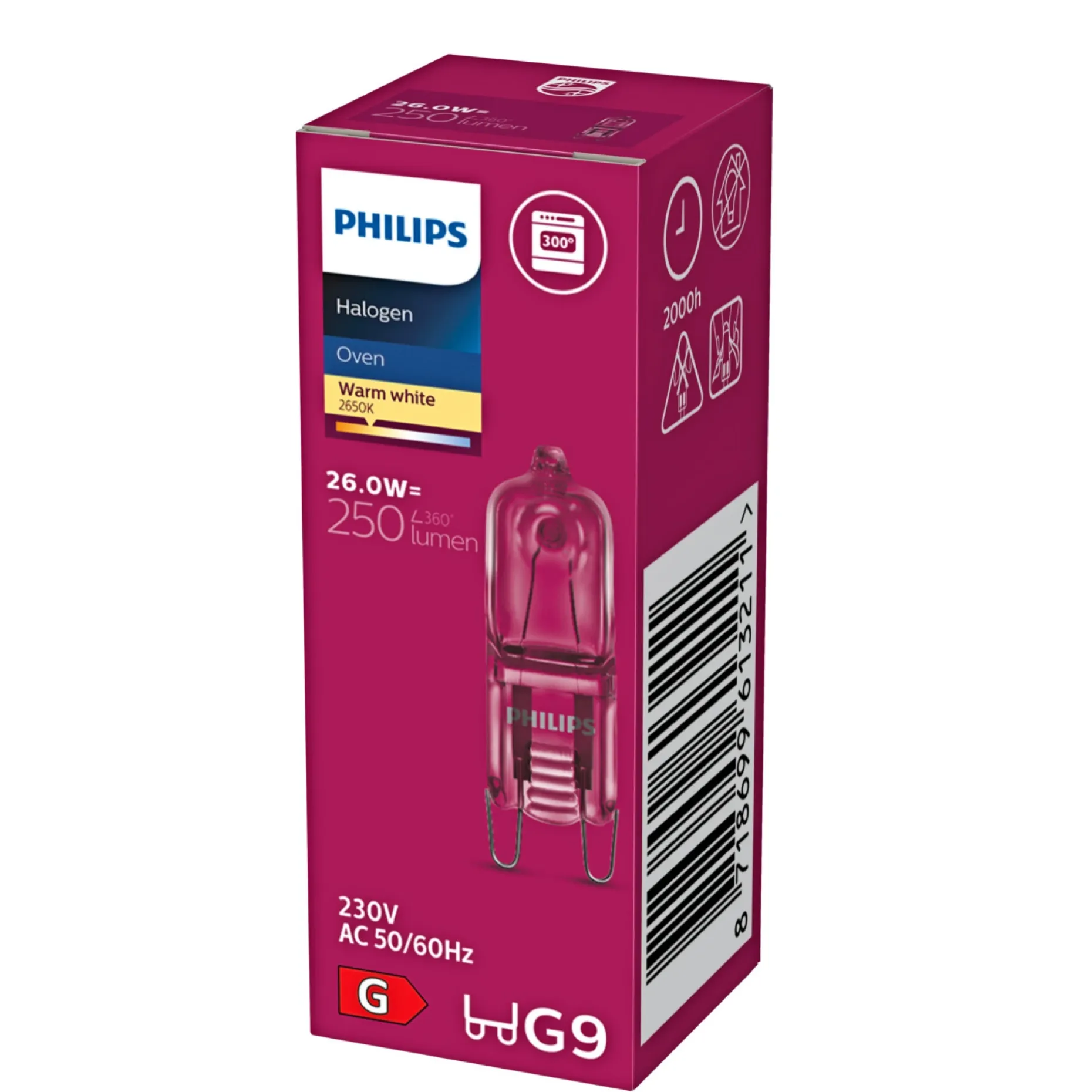 PHILIPS HALOGEN G9 26W