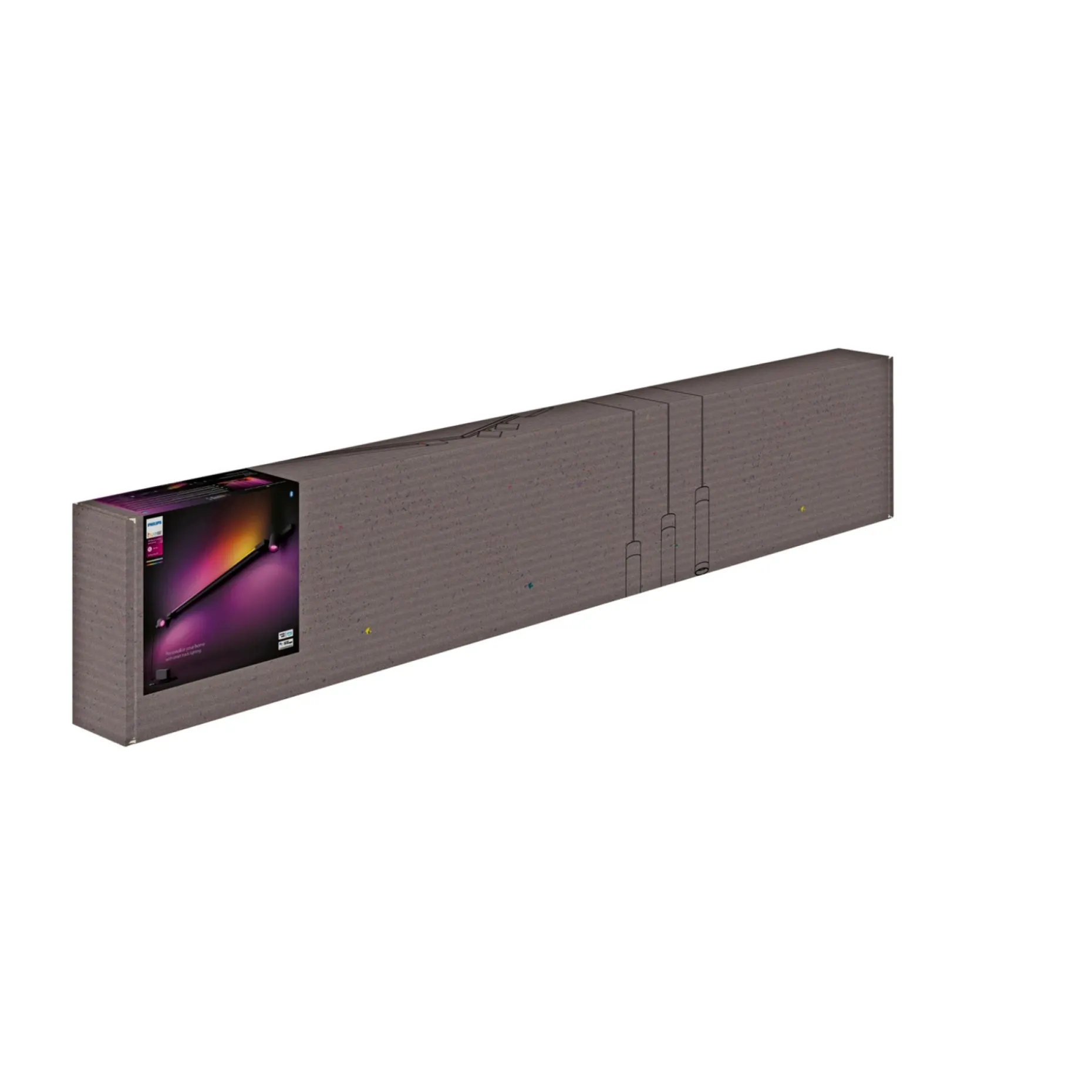 PHILIPS HUE PERIFO 2 SPOT SKINNESYSTEM SORT LED 5W