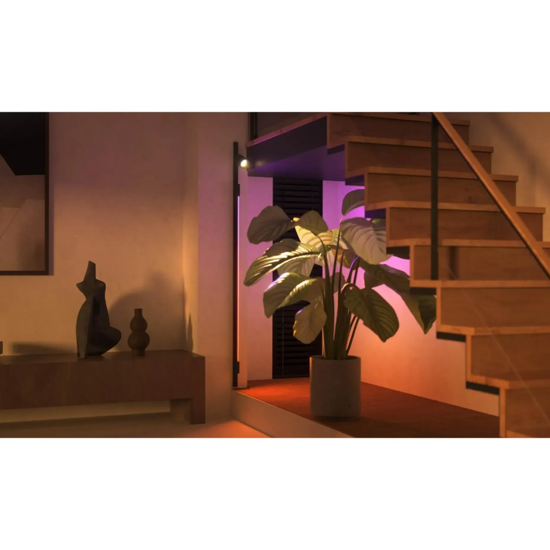 PHILIPS HUE PERIFO 2 SPOT SKINNESYSTEM SORT LED 5W