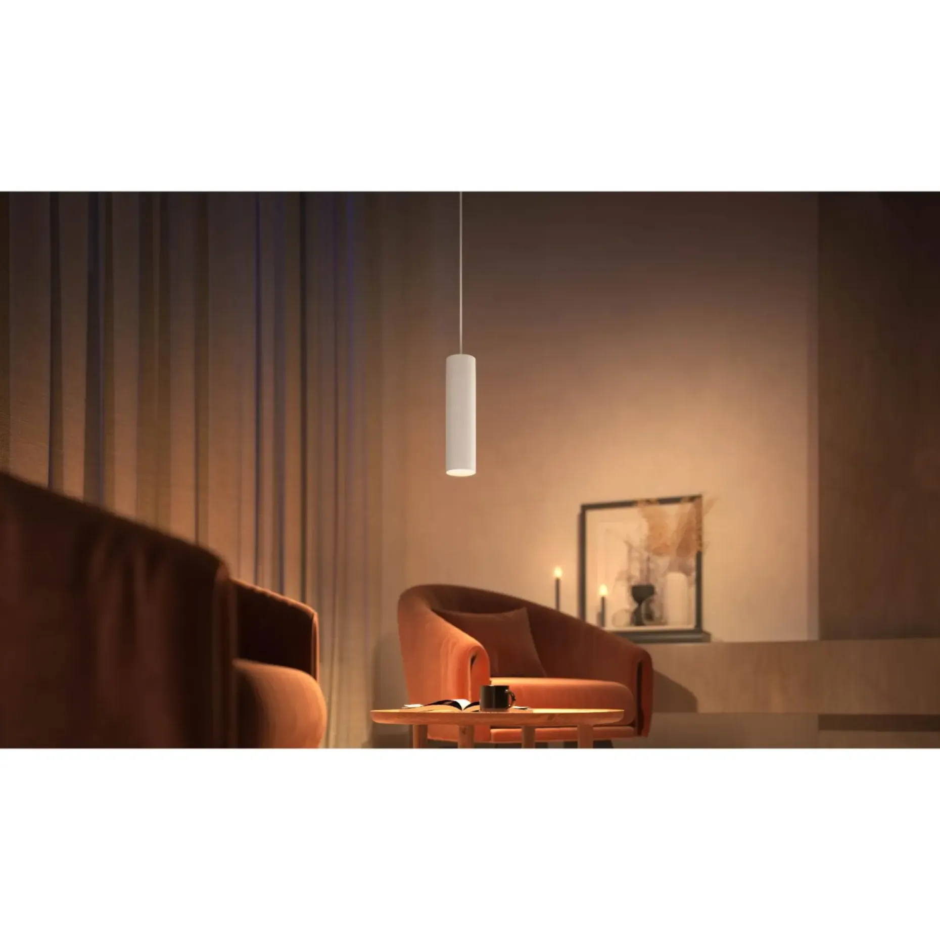 PHILIPS HUE PERIFO PENDEL SKINNESYSTEM HVID LED 5W